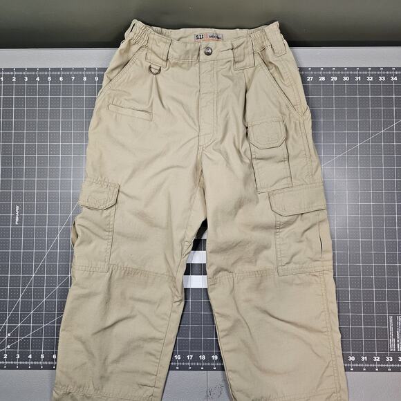 511 Tactical Pants 28x32 Tan Taclite Pro Stryker Cargo Ripstop Police Duty Work - Picture 1 of 16